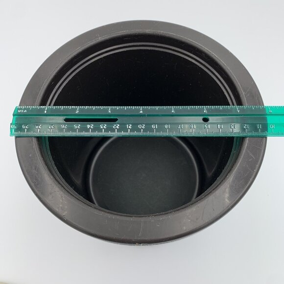 Tupperware Ice Bucket with Lid 1683 1684 1417  Insulated Brown Push Button VTG - Picture 12 of 16